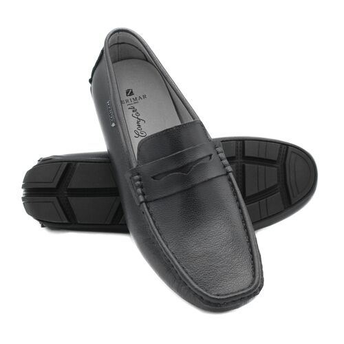 Mocasines planos de piel para hombre -Zerimar
