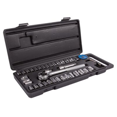 Set di chiavi a bussola in acciaio al carbonio da 40 pezzi - di Blackspur