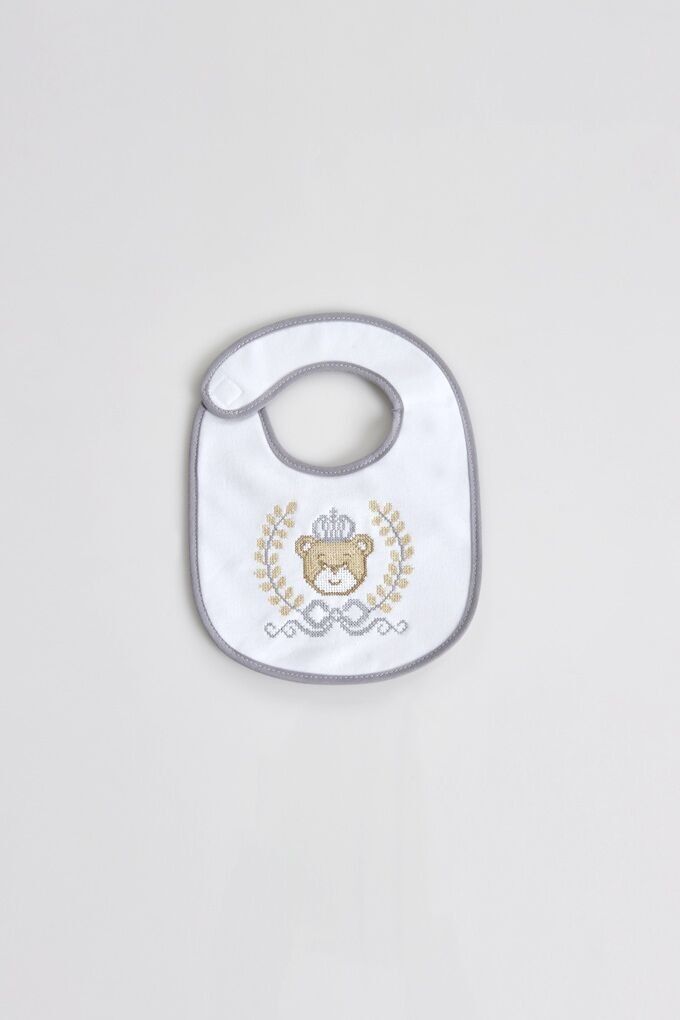 Baberos bordados impermeables King Bear 0530s