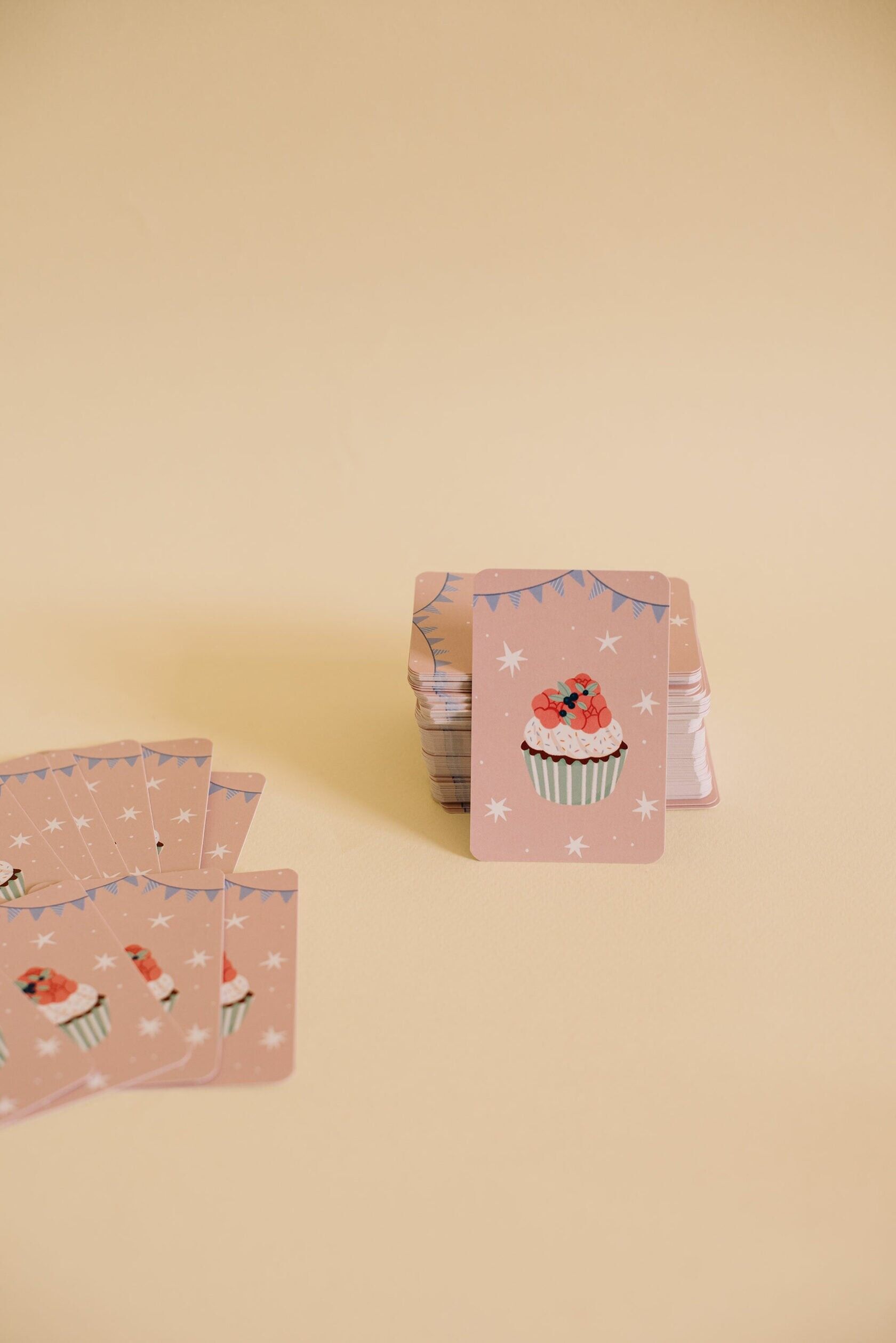 Mini biglietto singolo 6x9 cm 'Dolce cupcake'