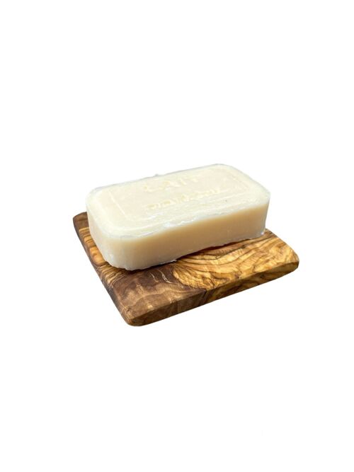 Seifenablage ca. 9 x 9 cm aus Olivenholz