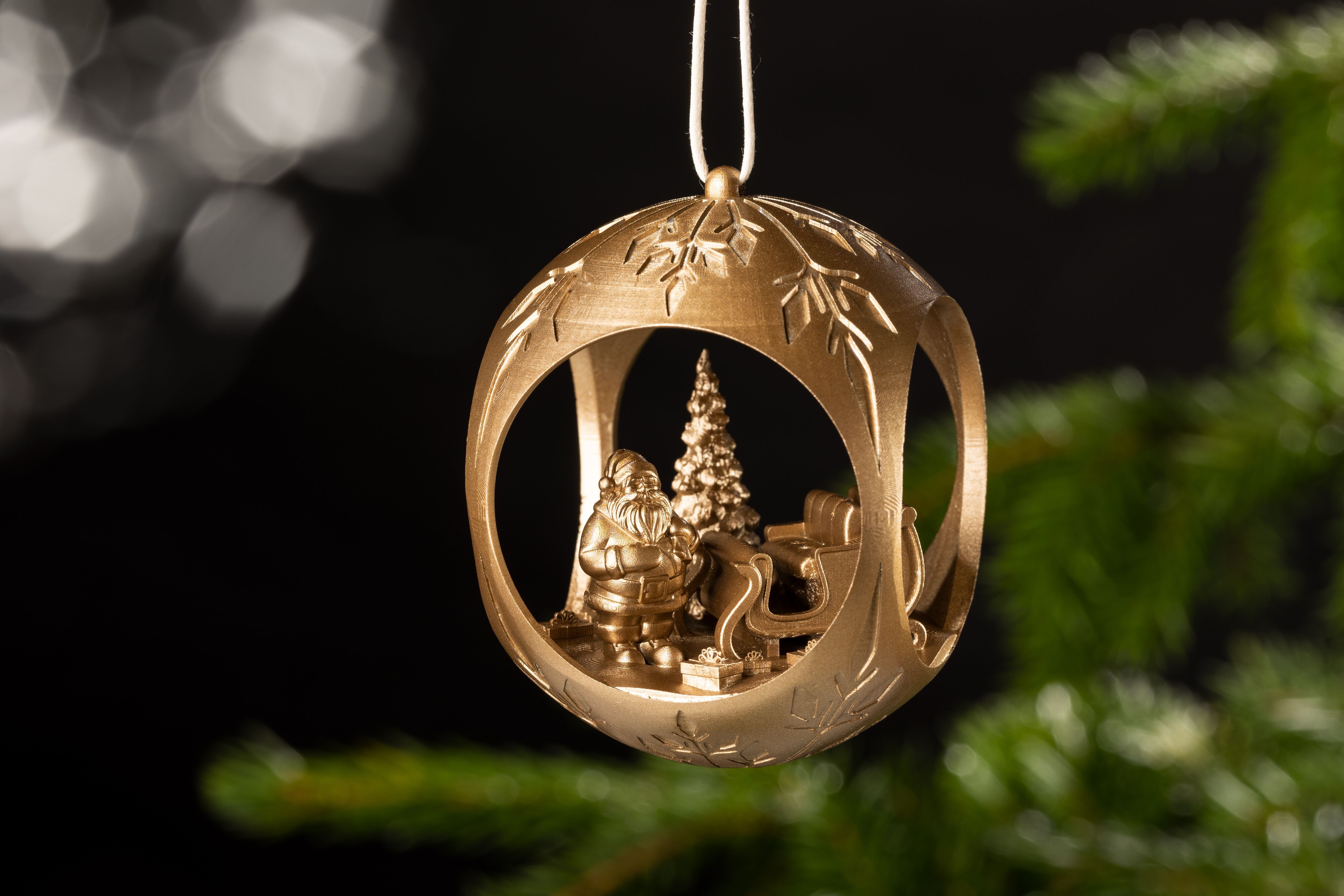 Christmas tree ball Santa Claus MATT