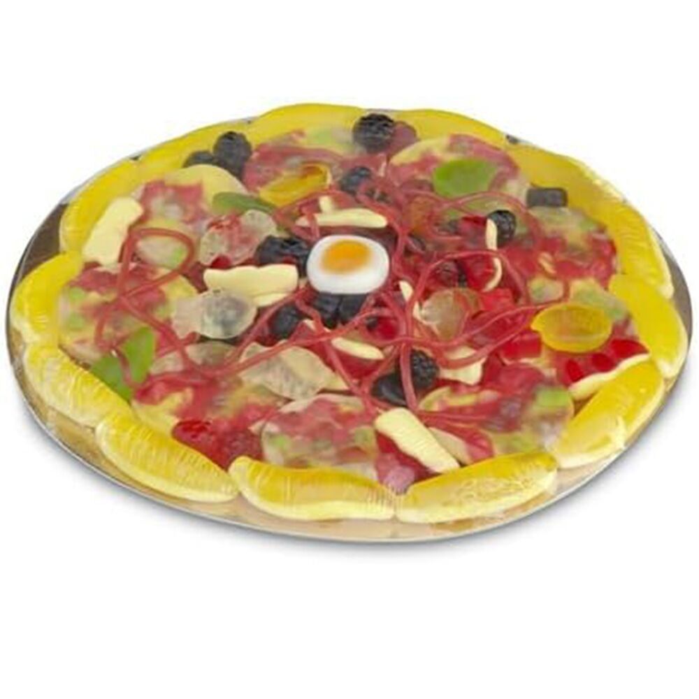 Caramelle Pizza Look-O-Look - Caramelle alla frutta da 435 g in scatola per pizza