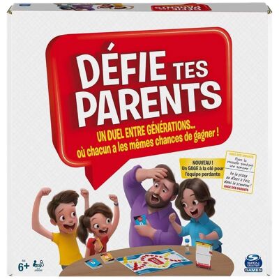 Challenge Your Parents French Board Game
