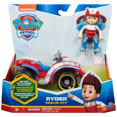 Veicolo Paw Patrol Ryder + personaggio