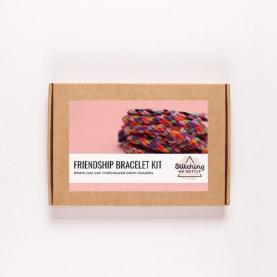 Friendship Bracelet Kit - Bright Cotton