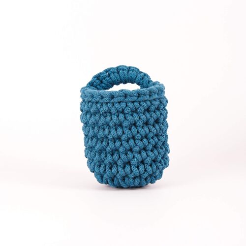 Easy Peasy Crochet Pot Kit - Petrol