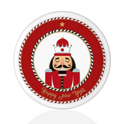 Plat de service rond de la collection Casse-Noisette