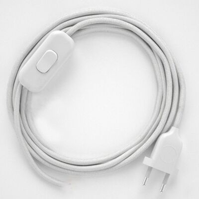 Cable para lámpara de mesa y lámpara portátil - Blanco