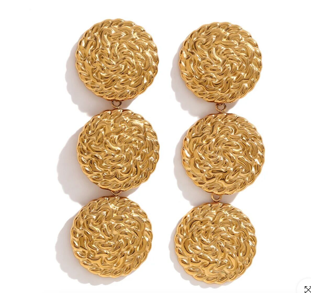 Orecchini in oro Icaro