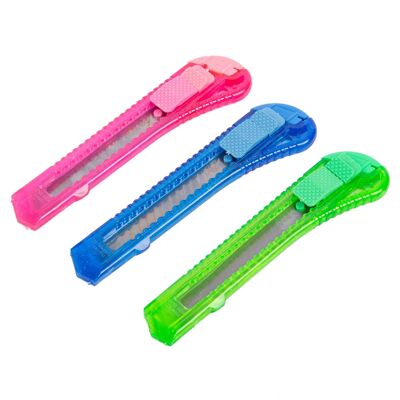 Juego de 3 cuchillos multiusos desprendibles multicolores de Blackspur