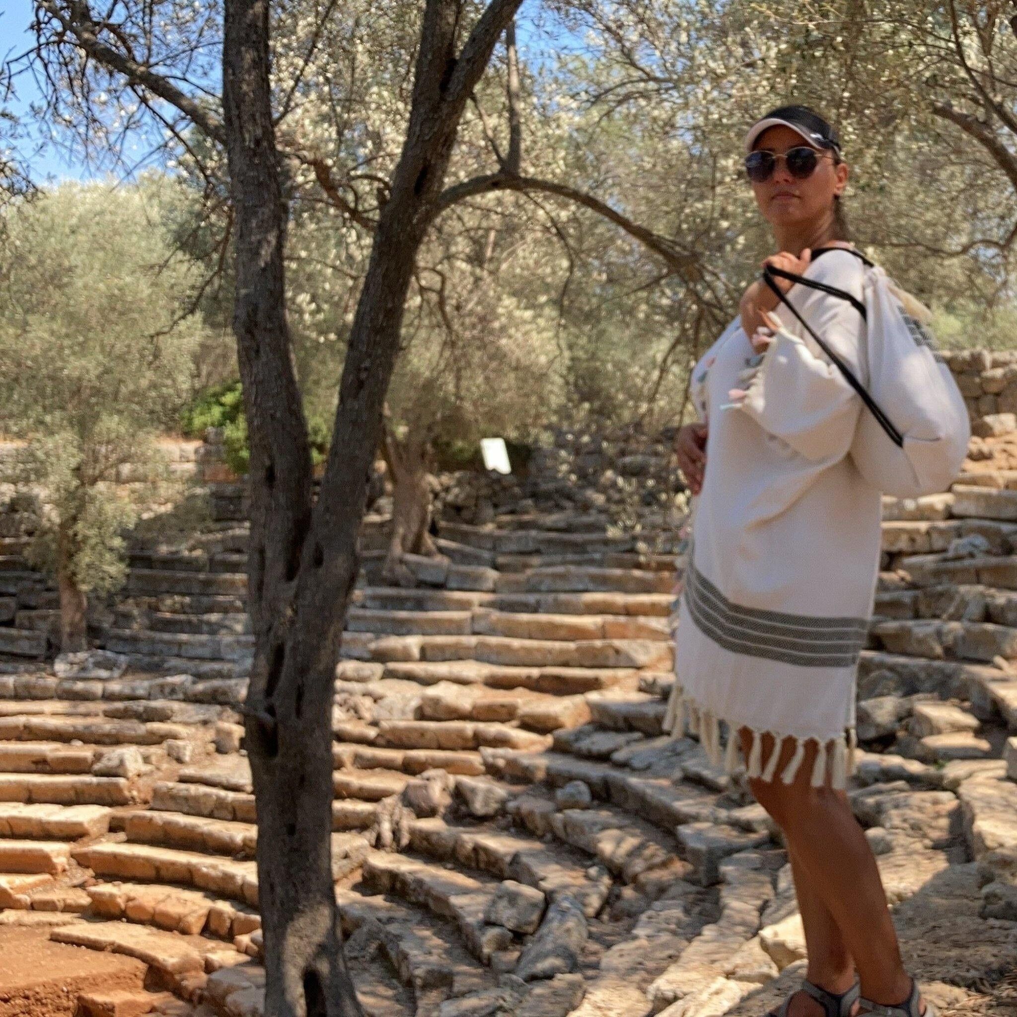 Kimono Sedir con zaino da spiaggia