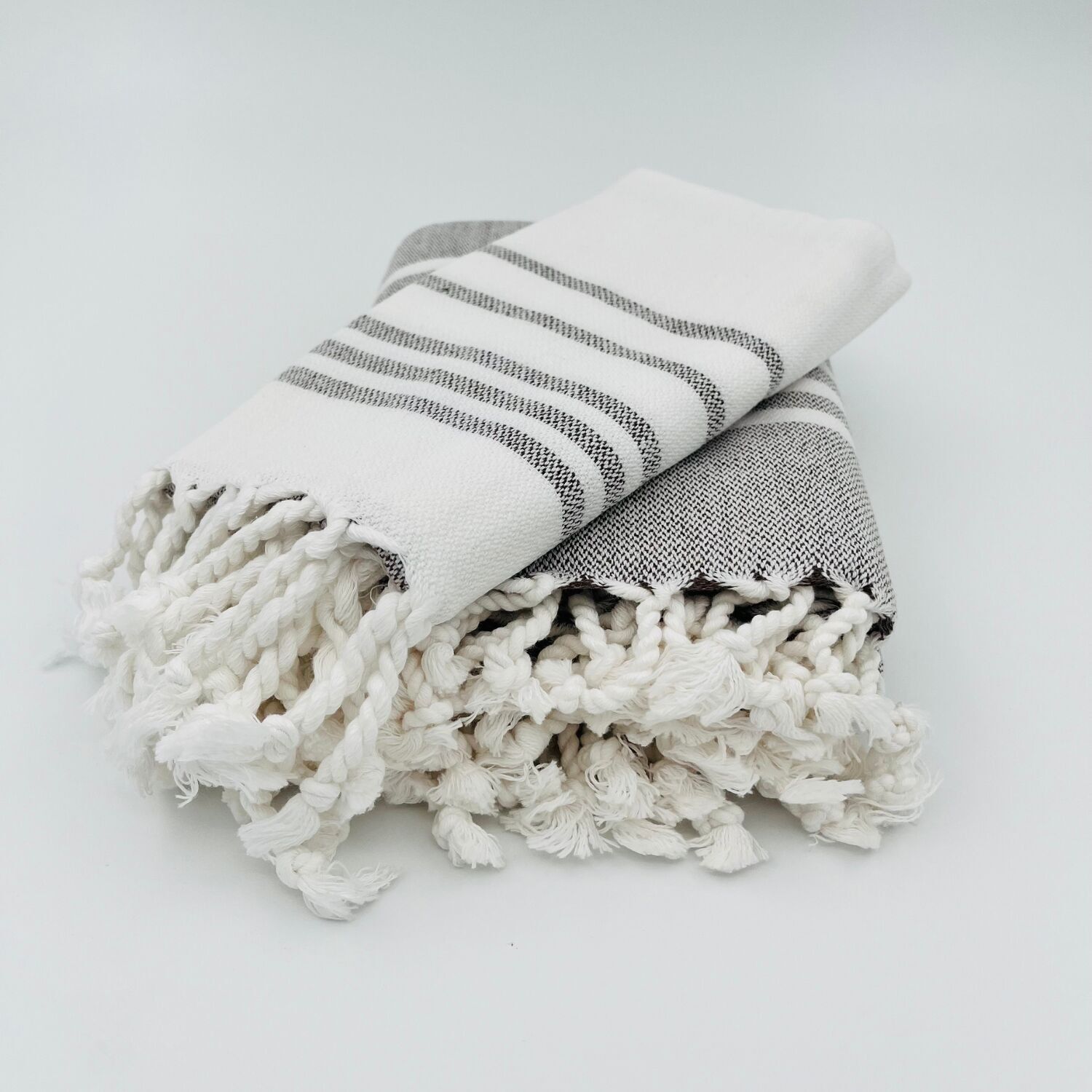 Buy wholesale Iris striped towel set, bath towel + hand towel
