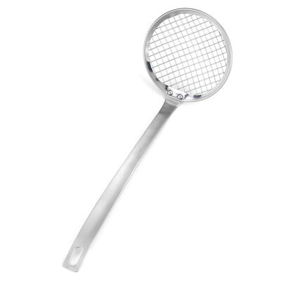 Mestolo schiumarola a maglie larghe per friggere (retino), utensile da cucina in acciaio inossidabile - Collezione Aikata / YOSHIKAWA