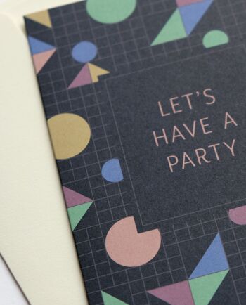 Jeu de cartes de fête Grid Party, avec enveloppe 3