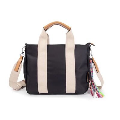 Borsa Kendall nera e cammello
