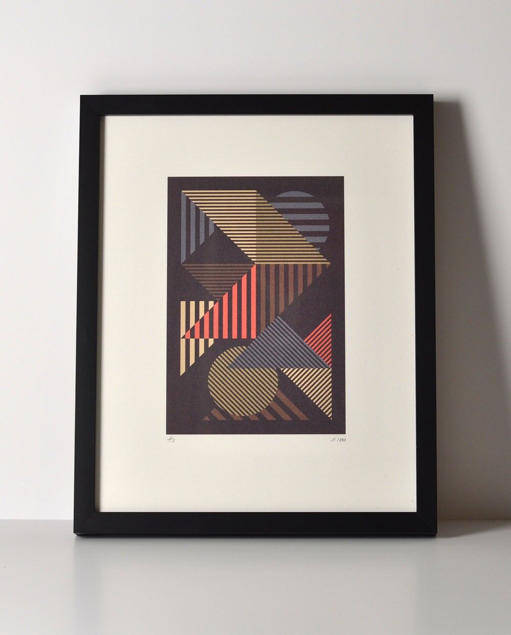 Kunstdruck Aligned Red