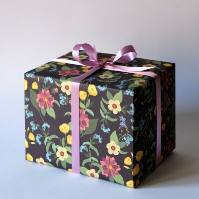 Forget Me Not wrapping paper