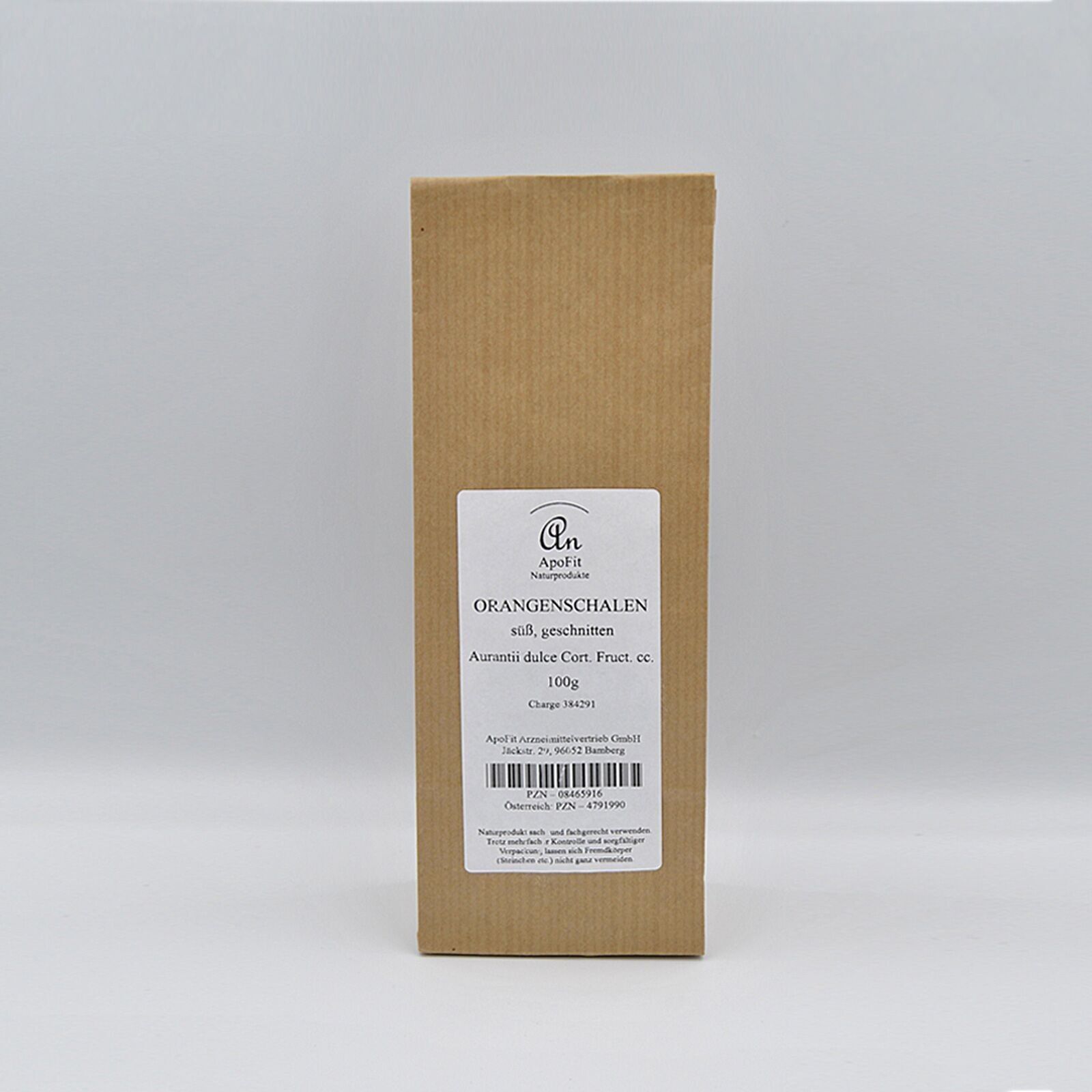 Bucce di arancia dolce tagliate