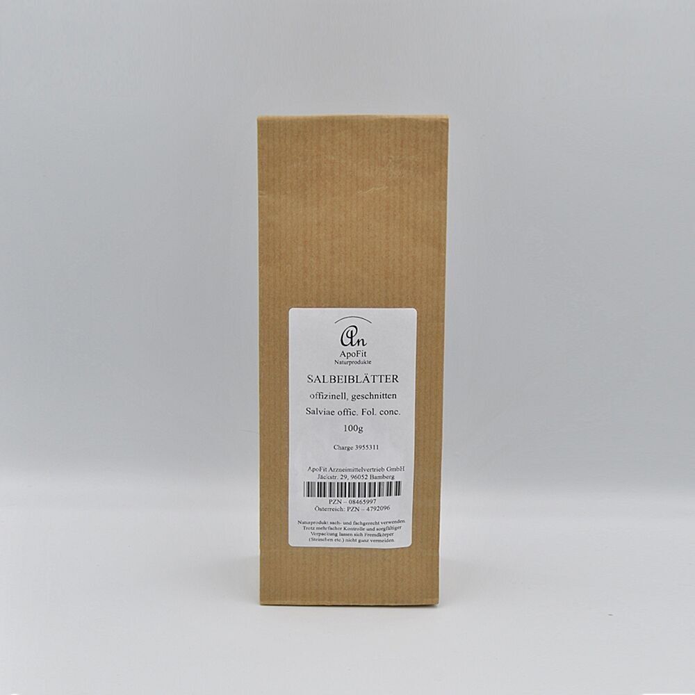 Hojas de salvia cortadas oficialmente