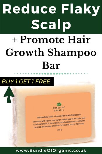 Réduire le cuir chevelu squameux + Favoriser la croissance des cheveux Shampooing Bar 200g 3