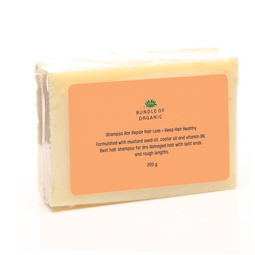 Repair Hair Loss + Keep Hair Healthy Shampoo Bar Soap 200 g