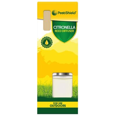 Diffuseur d'extérieur à la citronnelle - 30 ml - Jaune - Par PestShield