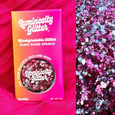 Candy Cane Eco Glitter - Glitter biodegradabile