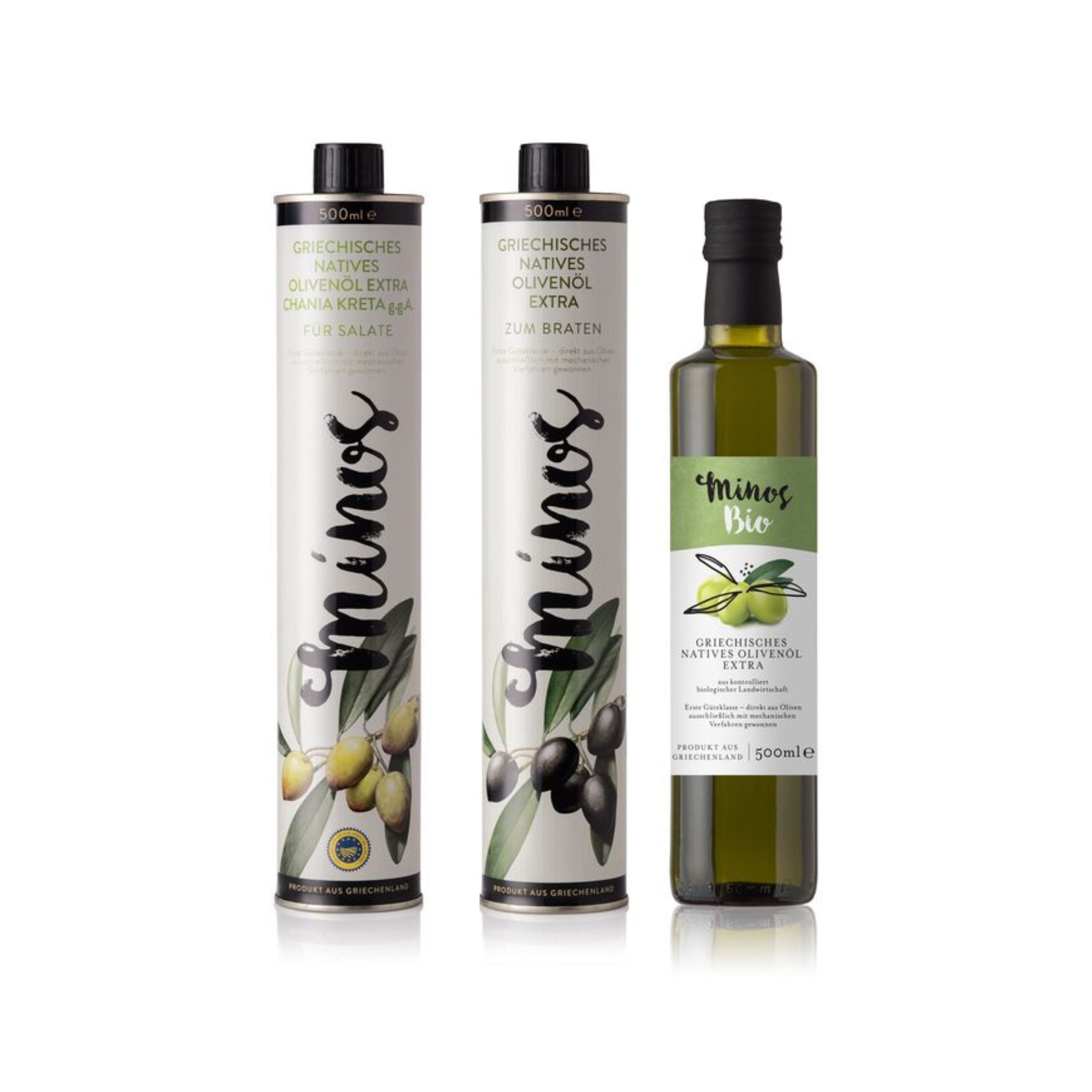 Set iniziale di olio d'oliva Minos