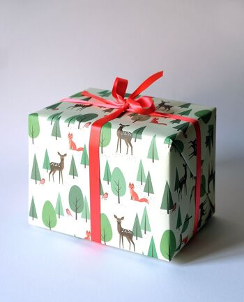 Papier cadeau Bambi & Fox 1