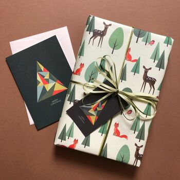 Papier cadeau Bambi & Fox 3