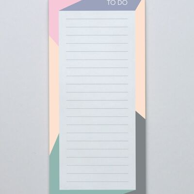 Colorful To Do notepad