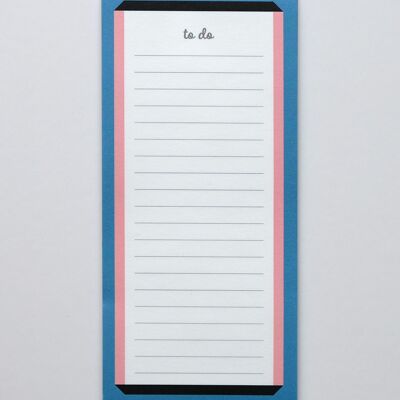 Notepad Framed Blue To Do