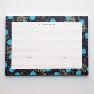 Weekly planner Water Lilies & Dots