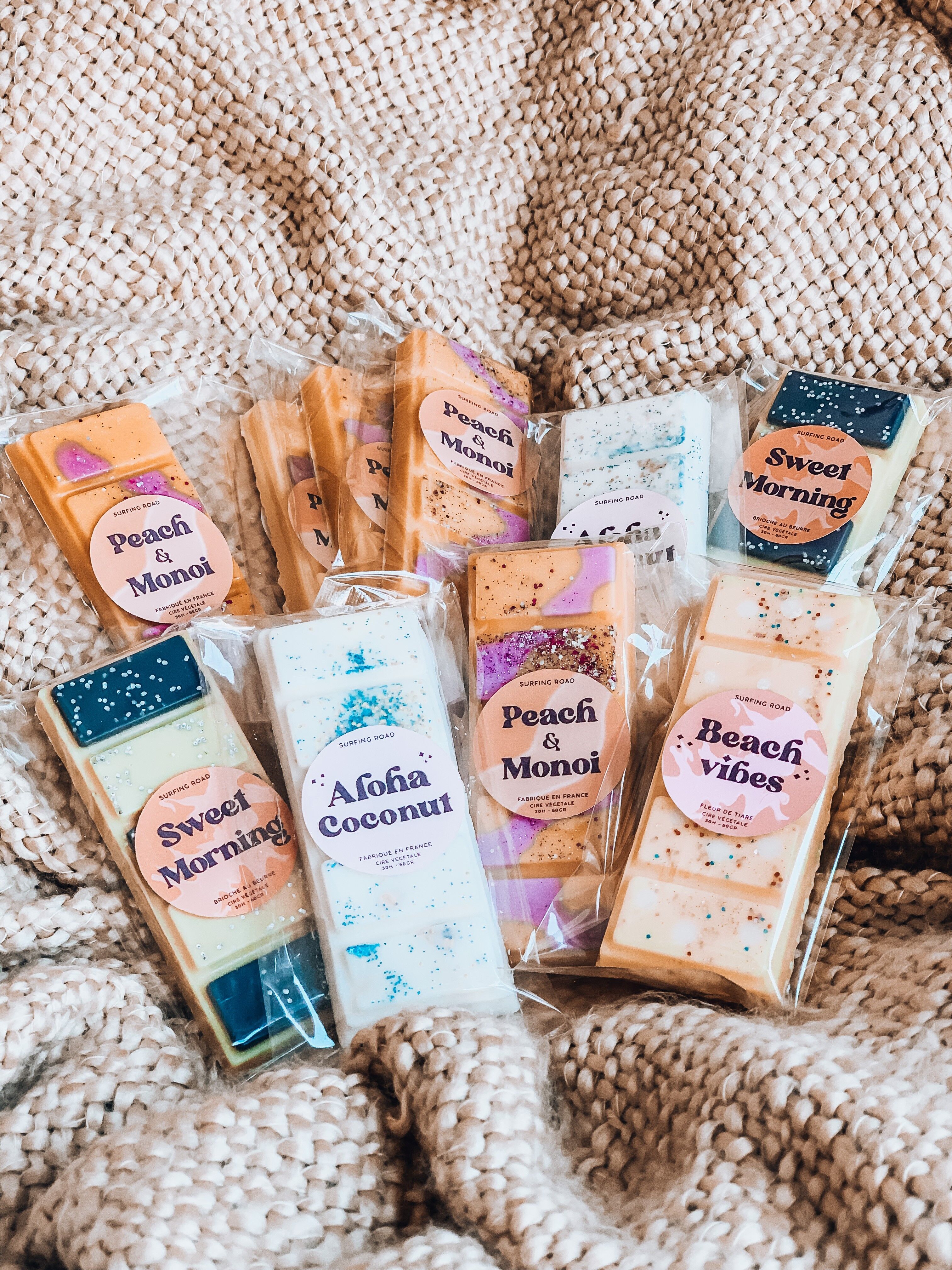 Fondente profumato - Vibrazioni da spiaggia - Fiore di tiarè