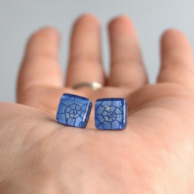 Pendientes de presión de vidrio, Joyas artesanales