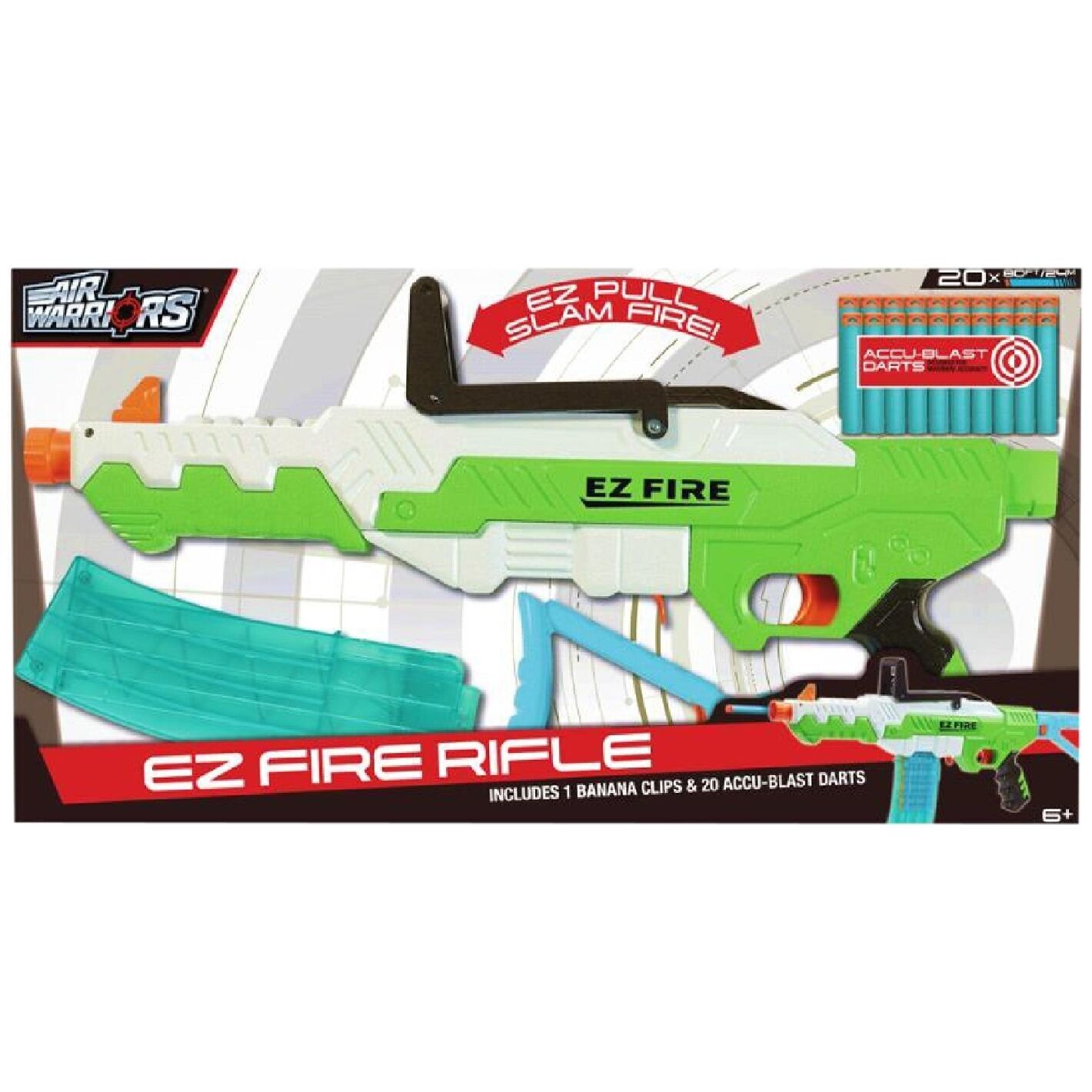Ez Fire Rifle Air Warriors Schaumstoff-Dartblaster