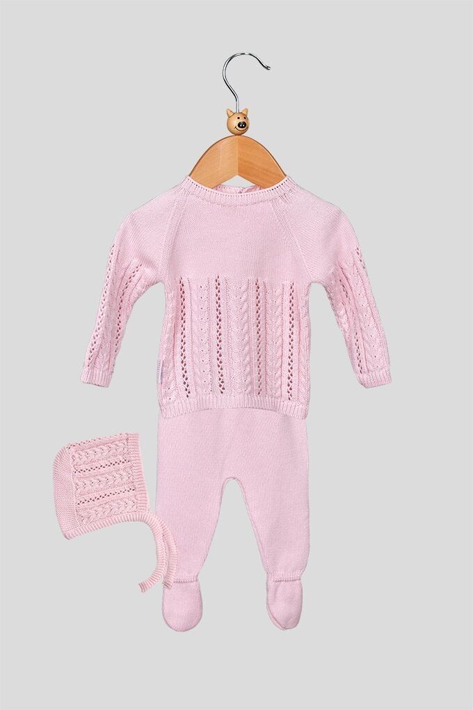 Set di 3 pezzi di cotone per maglieria, grano 0620B