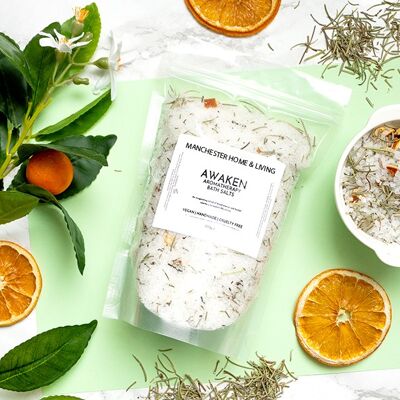 Awaken Citrus & Herb Bath Salts Pouch