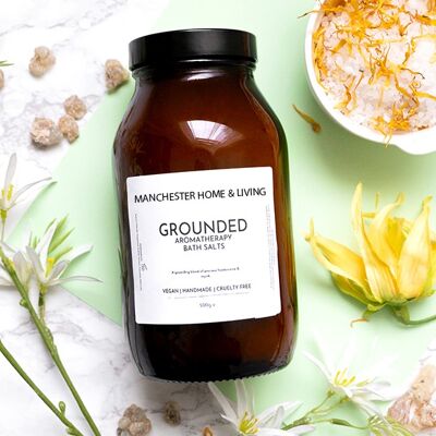 Grounded Frankincense & Myrrh Bath Salt Jar