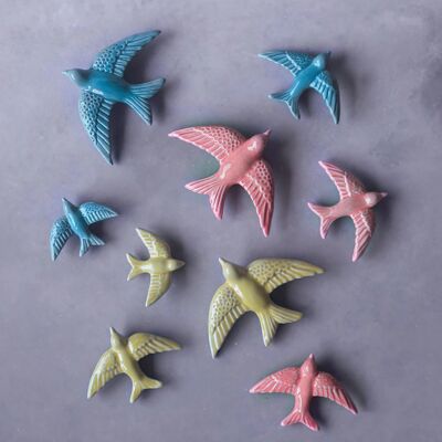 Set of 3 swallows