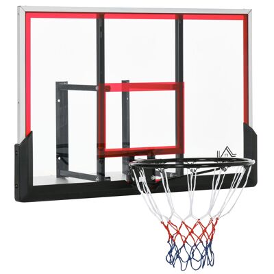 HOMCOM Canestro da basket a parete con canestro speciale - 102 x 76 x 110 cm - indoor outdoor