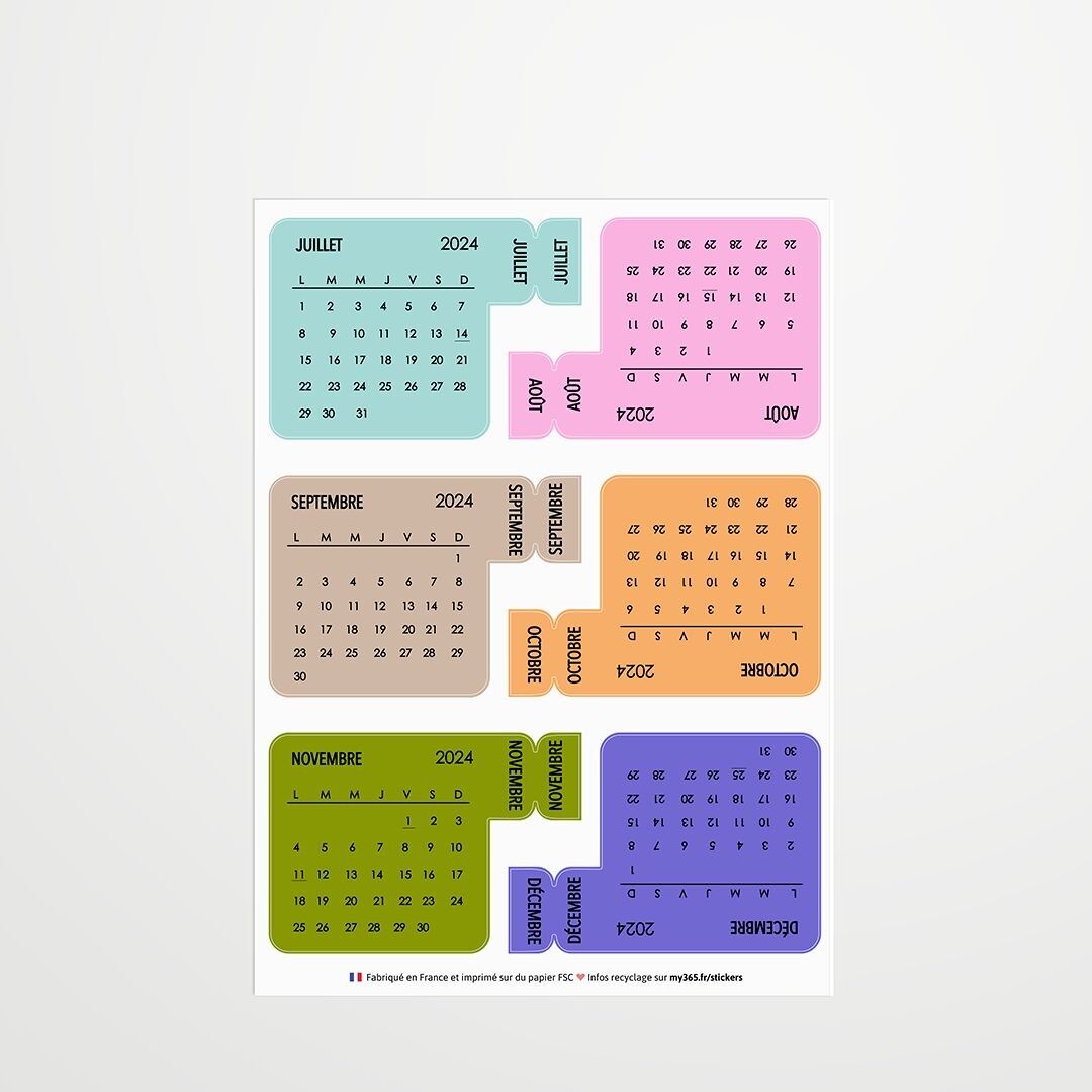 Kalenderaufkleber
