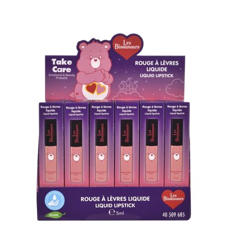 BISOUNOURS, Rouge Ć  LĆØvres, Liquide, rose