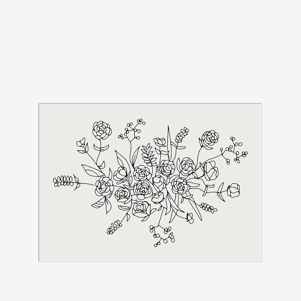 Cartolina - Elizabeth Jaouen - Rose