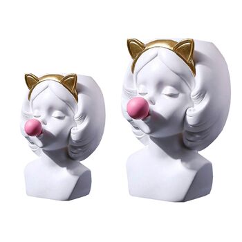 Vase - Bubble Gum Girl - Ensemble - Décoration d'intérieur - Figurine 1