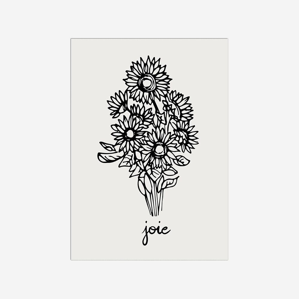 Postal - Elizabeth Jaouen - Alegría