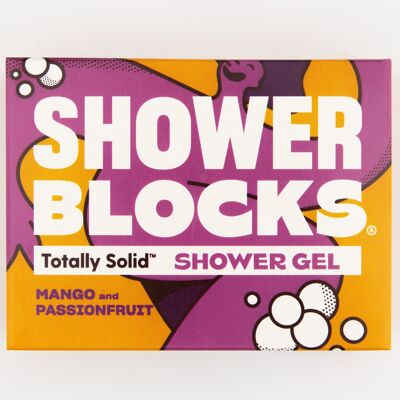 Gel doccia totalmente solido: mango e frutto della passione - sapone per il corpo