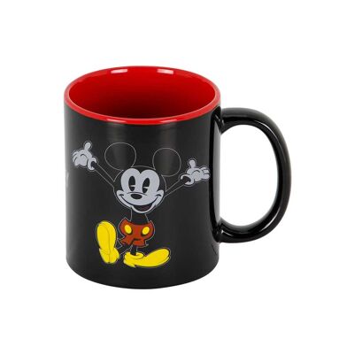 Disney Mickey Mouse Face-Taza, Negro