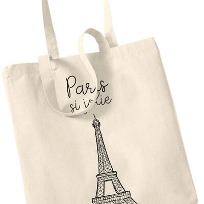 Paris city tote bag